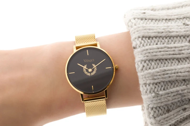 AW10 – VENICI-Celeste Luxury Gold Women's Watch